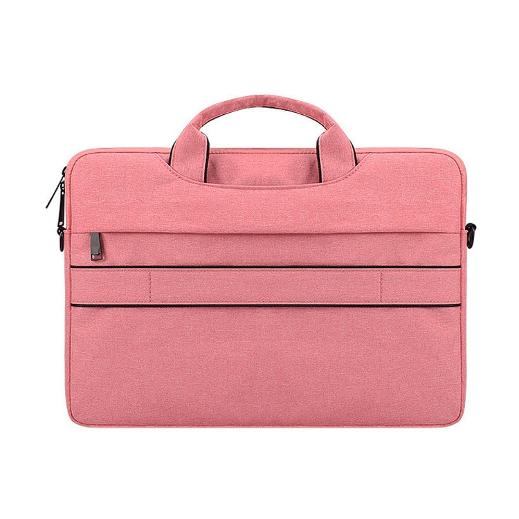 Frendorf | ST02S wasserdicht reißfest versteckter tragbarer Gurt Ein-Schulter-Handtasche für 13,3 Zoll Laptops mit Kofferband (Rosa)