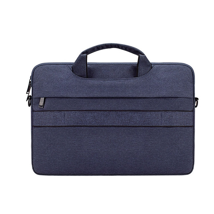Frendorf | ST02S Wasserdicht Reißfest Versteckte Tragbare Schultertasche für 13,3 Zoll Laptops, mit Koffergurt (Navy Blau)
