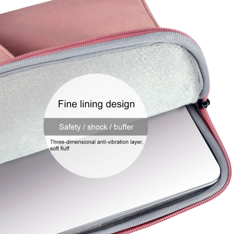 Frendorf | ST06 Wasserdichtes PU-Leder Reißverschluss Versteckte Tragbare Schultertasche für 14,1 Zoll Laptops, mit Koffer-Gürtel (Rosa)