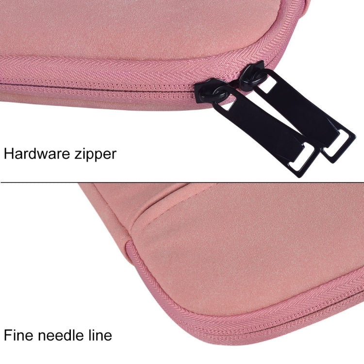 Frendorf | ST06 Wasserdicht PU Leder Reißverschluss Versteckte Tragbare Tasche Ein-Schulter Handtasche für 14,1 Zoll Laptops, mit Koffer Gürtel (Hellgrau)