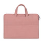 Frendorf | ST06 Wasserdichtes PU-Leder Reißverschluss Versteckte Tragbare Schultertasche für 15,6 Zoll Laptops, mit Koffer Gürtel (Rosa)