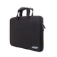 Frendorf | 12 Zoll Tragbare Atmungsaktive Handheld Sleeve Tasche für MacBook, Lenovo und andere Laptops, Größe: 32x21x2cm (Schwarz)