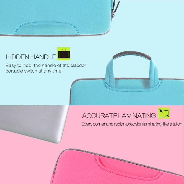 Frendorf | 12 Zoll Tragbare Atmungsaktive Handheld Sleeve Tasche für MacBook, Lenovo und andere Laptops, Größe: 32x21x2cm (Schwarz)
