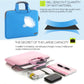 Frendorf | 12 Zoll Tragbare Atmungsaktive Handheld Sleeve Tasche für MacBook, Lenovo und andere Laptops, Größe: 32x21x2cm (Schwarz)
