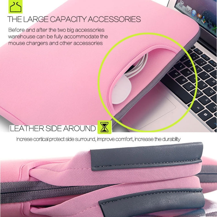 Frendorf | 12 Zoll Tragbare Atmungsaktive Handheld Sleeve Tasche für MacBook, Lenovo und andere Laptops, Größe: 32x21x2cm (Schwarz)