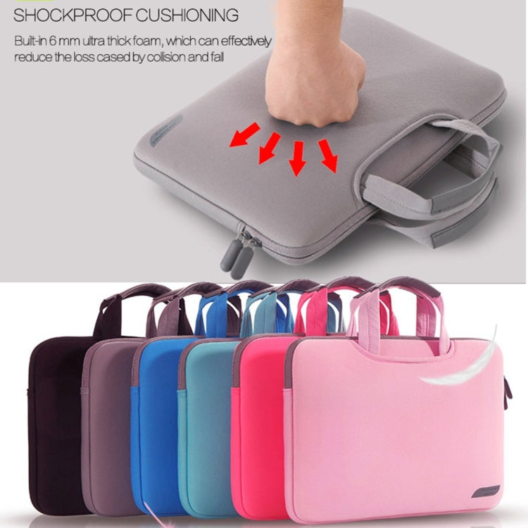 Frendorf | 12 Zoll Tragbare Atmungsaktive Handheld Sleeve Tasche für MacBook, Lenovo und andere Laptops, Größe: 32x21x2cm (Schwarz)