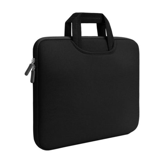 Frendorf | 13,3 Zoll Tragbare Luftdurchlässige Handheld-Hülle für MacBook Air / Pro, Lenovo und andere Laptops, Größe: 34x25,5x2,5cm (Schwarz)
