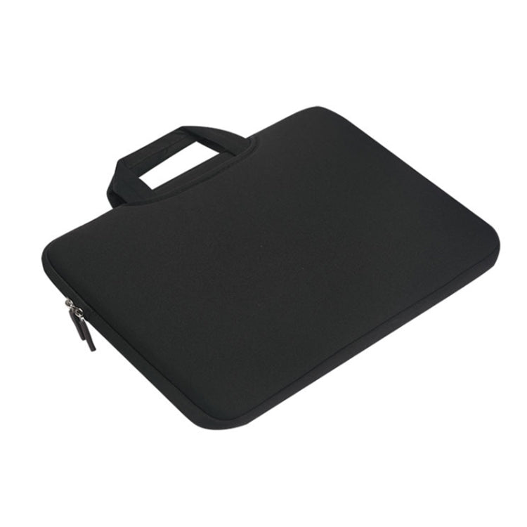 Frendorf | 13,3 Zoll Tragbare Luftdurchlässige Handheld-Hülle für MacBook Air / Pro, Lenovo und andere Laptops, Größe: 34x25,5x2,5cm (Schwarz)