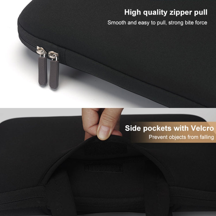 Frendorf | 13,3 Zoll Tragbare Luftdurchlässige Handheld-Hülle für MacBook Air / Pro, Lenovo und andere Laptops, Größe: 34x25,5x2,5cm (Schwarz)
