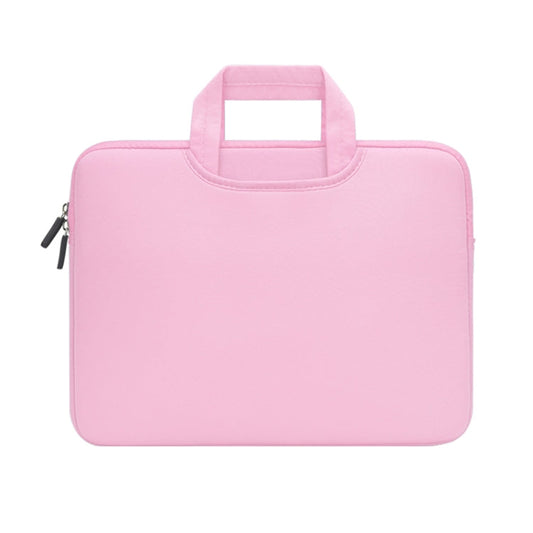 Frendorf | 13,3 Zoll tragbare luftdurchlässige Handheld-Hülle für MacBook Air / Pro, Lenovo und andere Laptops, Größe: 34x25,5x2,5cm (Pink)
