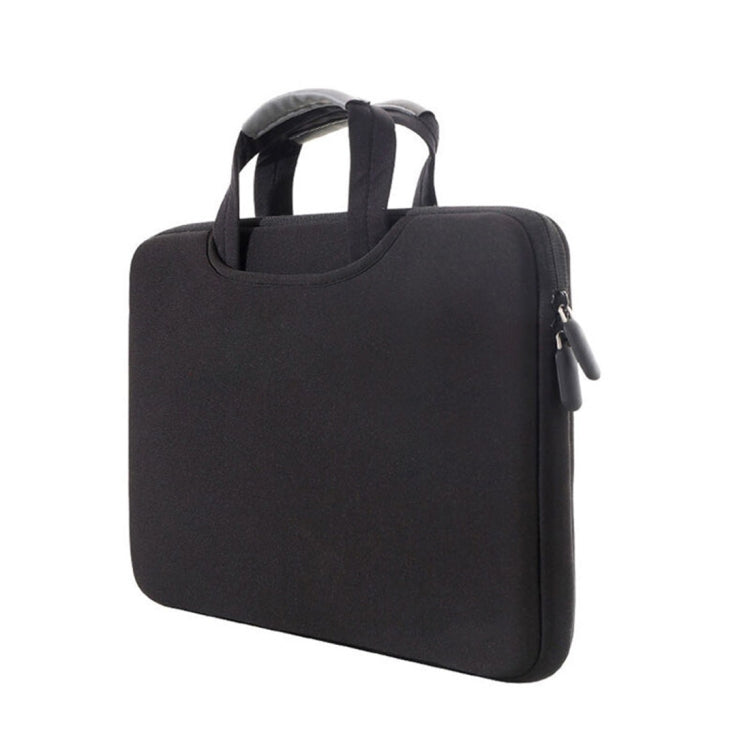 Frendorf | 15,4 Zoll Tragbar Luftdurchlässig Handheld Sleeve Tasche für MacBook Air / Pro, Lenovo und andere Laptops, Größe: 38x27,5x3,5cm (Schwarz)