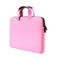 Frendorf | 15,4 Zoll Tragbare Luftdurchlässige Handheld Sleeve Tasche für MacBook Air / Pro, Lenovo und andere Laptops, Größe: 38x27,5x3,5cm (Pink)