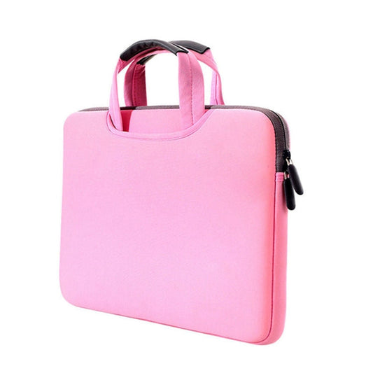 Frendorf | 15,4 Zoll Tragbare Luftdurchlässige Handheld Sleeve Tasche für MacBook Air / Pro, Lenovo und andere Laptops, Größe: 38x27,5x3,5cm (Pink)