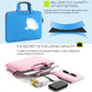 Frendorf | 15,4 Zoll Tragbare Luftdurchlässige Handheld Sleeve Tasche für MacBook Air / Pro, Lenovo und andere Laptops, Größe: 38x27,5x3,5cm (Pink)