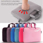 Frendorf | 15,4 Zoll Tragbare Luftdurchlässige Handheld Sleeve Tasche für MacBook Air / Pro, Lenovo und andere Laptops, Größe: 38x27,5x3,5cm (Pink)
