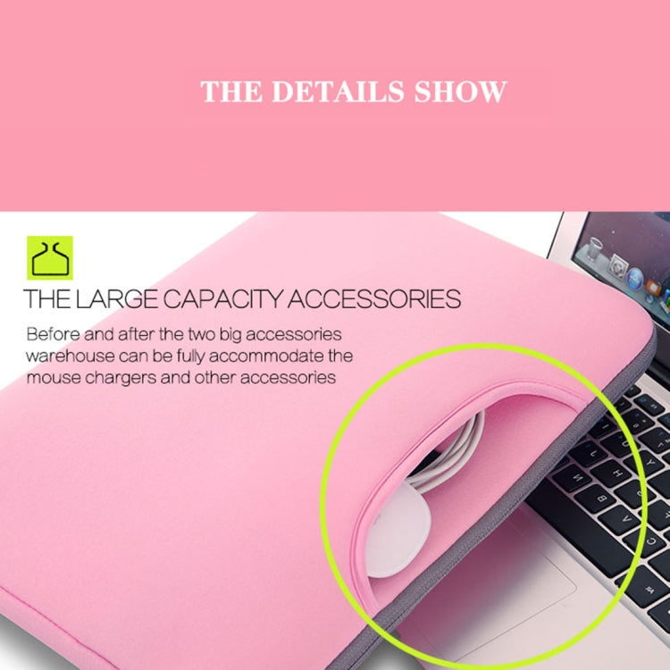 Frendorf | 15,6 Zoll Tragbare Luftdurchlässige Handheld Sleeve Tasche für Laptops, Größe: 41,5x30,0x3,5cm (Schwarz)