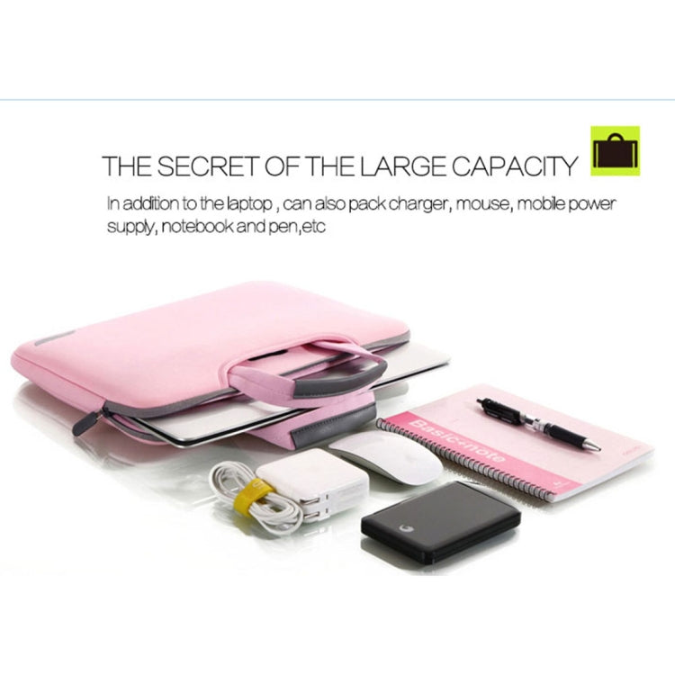 Frendorf | 15,6 Zoll Tragbare Luftdurchlässige Handheld Sleeve Tasche für Laptops, Größe: 41,5x30,0x3,5cm (Schwarz)