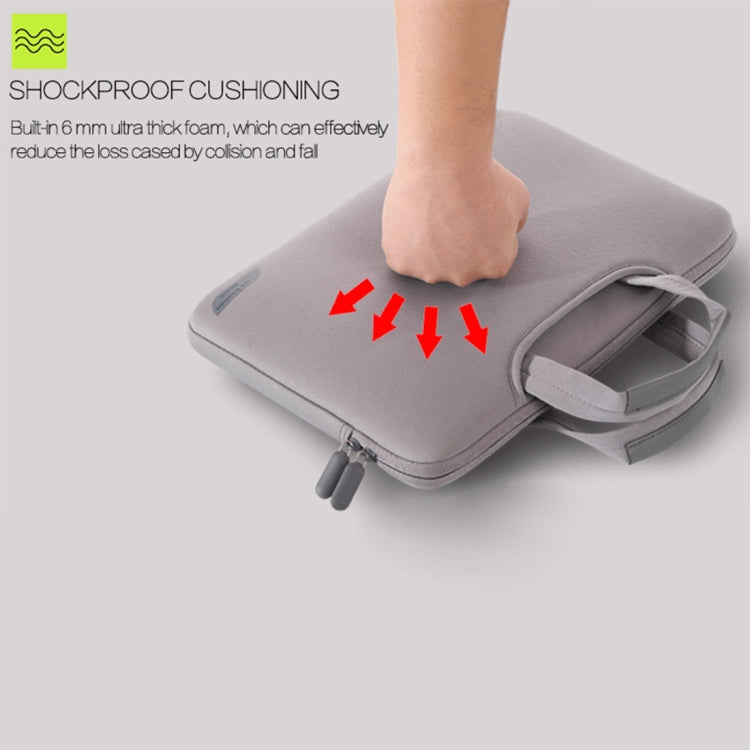 Frendorf | 15,6 Zoll Tragbare Luftdurchlässige Handheld-Hülle für Laptops, Größe: 41,5x30,0x3,5cm (Grün)
