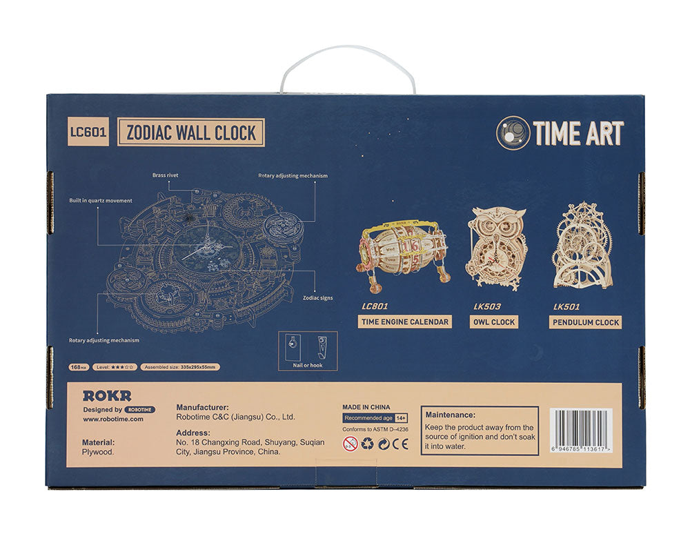 Frendorf | Zodiac Wanduhr und Kalender