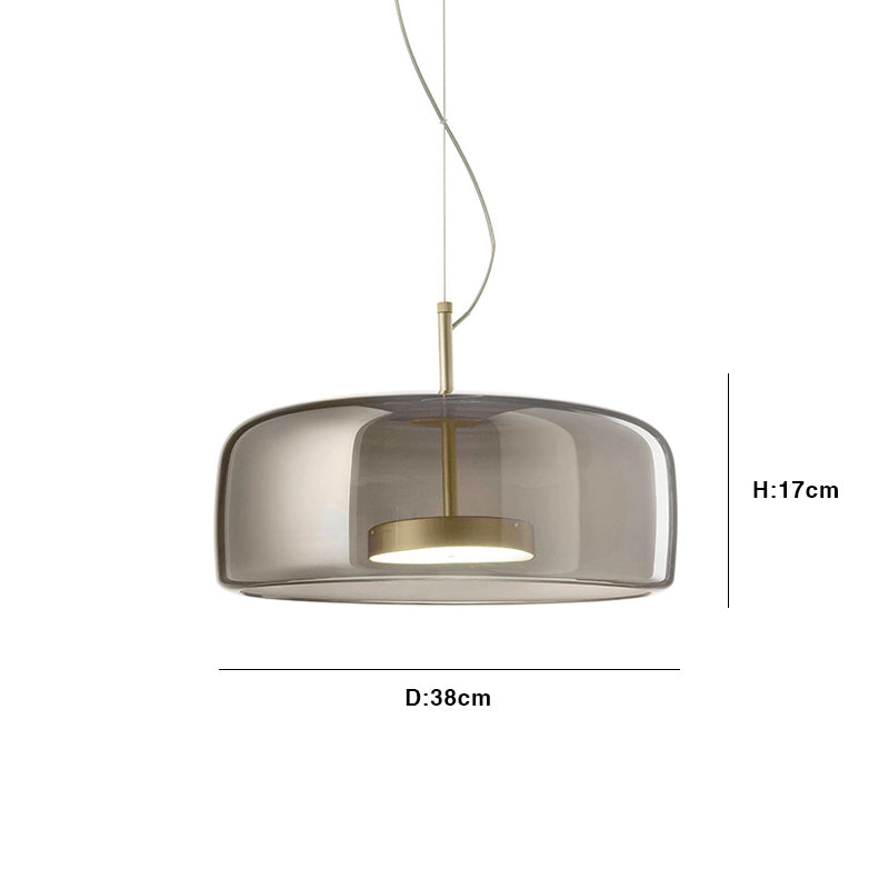 Frendorf | LuminVivo Hotel Glas Pendelleuchte | Modernes Design | Dimmbares LED-Licht