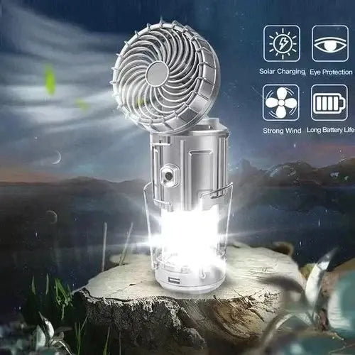 Frendorf | LED-Campinglampe mit Ventilator und Powerbank-Funktion