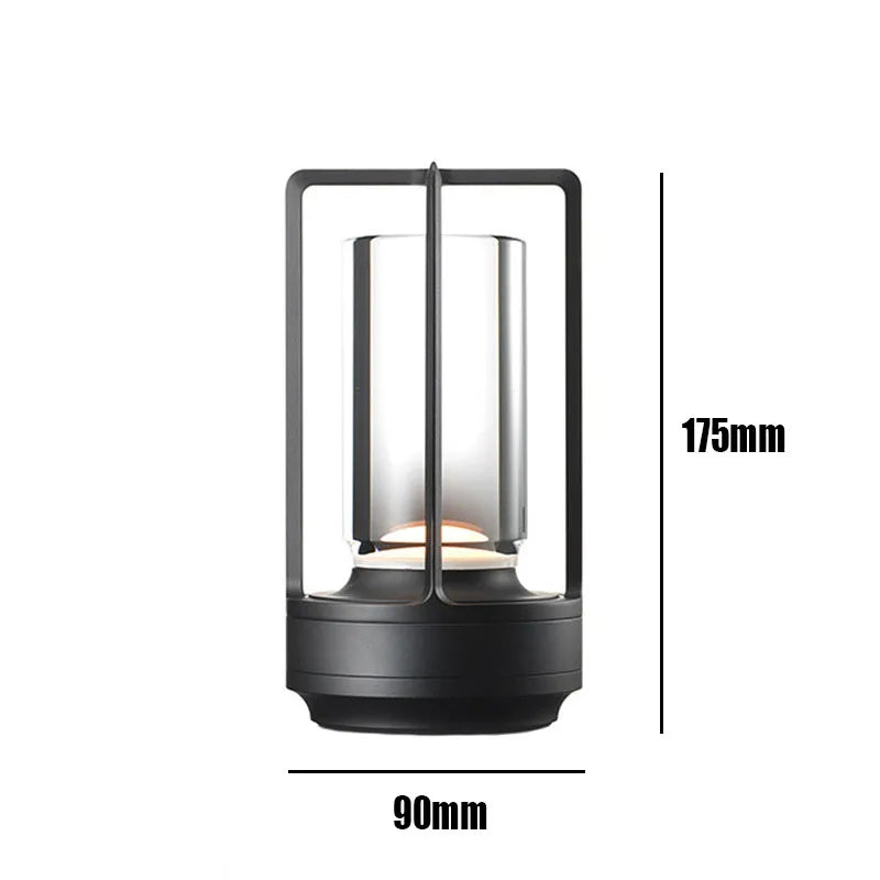 Frendorf | Lumina | Drahtlose LED-Tischlampe | Touch-Dimmung | Aufladbar | Stimmungsvolle Beleuchtung
