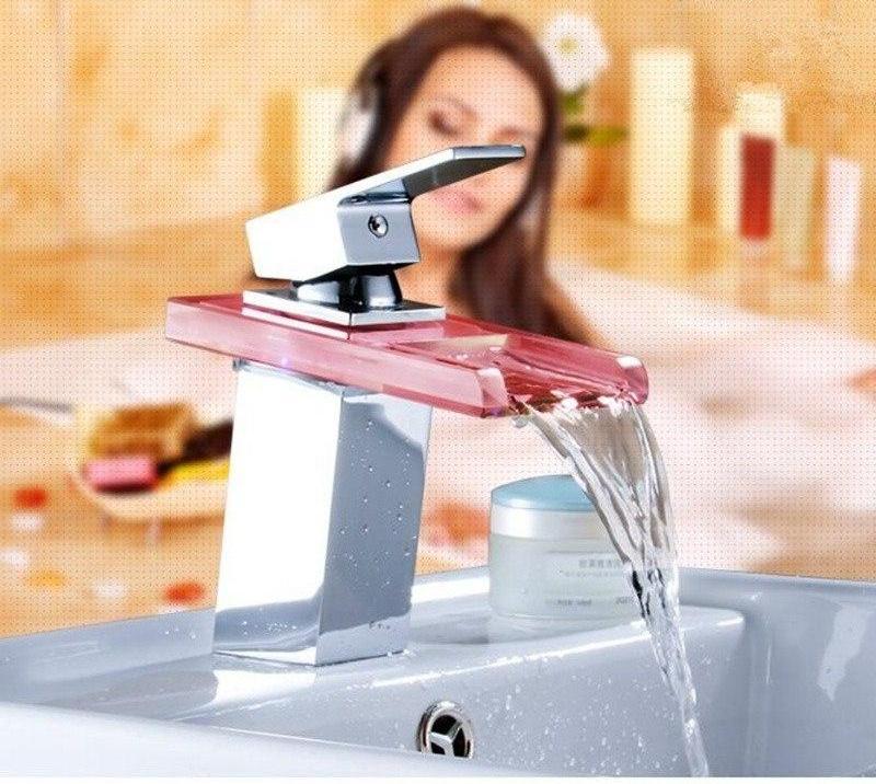 Frendorf | AquaNova LED Wasserhahn | Farbwechsel nach Wassertemperatur | Modernes Design | Langlebig & Sicher