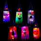 LED Halloween Dekoration Blinkendes Licht Gypsophila Geist Festival Verkleiden Leuchtender Zauberer Geist Hut Lampe Dekor Hängende Laterne