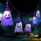 LED Halloween Dekoration Blinkendes Licht Gypsophila Geist Festival Verkleiden Leuchtender Zauberer Geist Hut Lampe Dekor Hängende Laterne