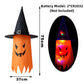 LED Halloween Dekoration Blinkendes Licht Gypsophila Geist Festival Verkleiden Leuchtender Zauberer Geist Hut Lampe Dekor Hängende Laterne
