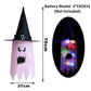 LED Halloween Dekoration Blinkendes Licht Gypsophila Geist Festival Verkleiden Leuchtender Zauberer Geist Hut Lampe Dekor Hängende Laterne