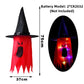 LED Halloween Dekoration Blinkendes Licht Gypsophila Geist Festival Verkleiden Leuchtender Zauberer Geist Hut Lampe Dekor Hängende Laterne