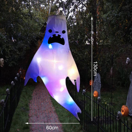 LED Licht Halloween Hängendes Gespenst Kinder Favoriten Halloween Party Outdoor Indoor Heimdekoration Spooky Lampe Bar Horror Requisiten 2023