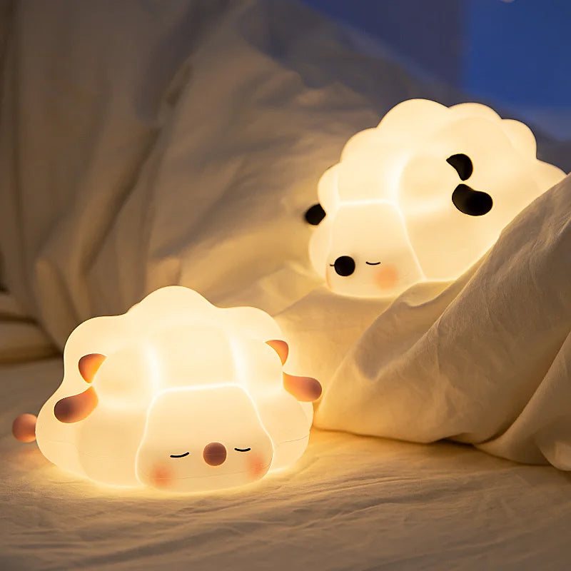 Squishy Lampe - LED Nachtlicht für Kinder mit 3-stufigen Dimm-Einstellungen