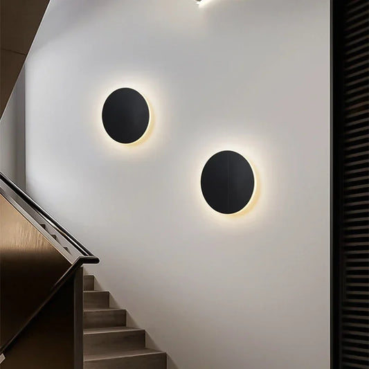 Frendorf – Moderne runde LED-Wandlampe für schicke Ambientebeleuchtung
