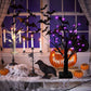 LED Simulation lila Baum Licht Halloween Erntedank Dekoration