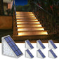 Frendorf | SolarStep LED Außenleuchten | Solarbetriebene Stufenbeleuchtung | Warmweiß & Kaltweiß