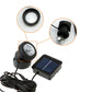 Zwei Köpfe LED Außen-Wasserproof Solar Unterwasser Spotlight Flutlicht