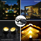 Zwei Köpfe LED Außen-Wasserproof Solar Unterwasser Spotlight Flutlicht