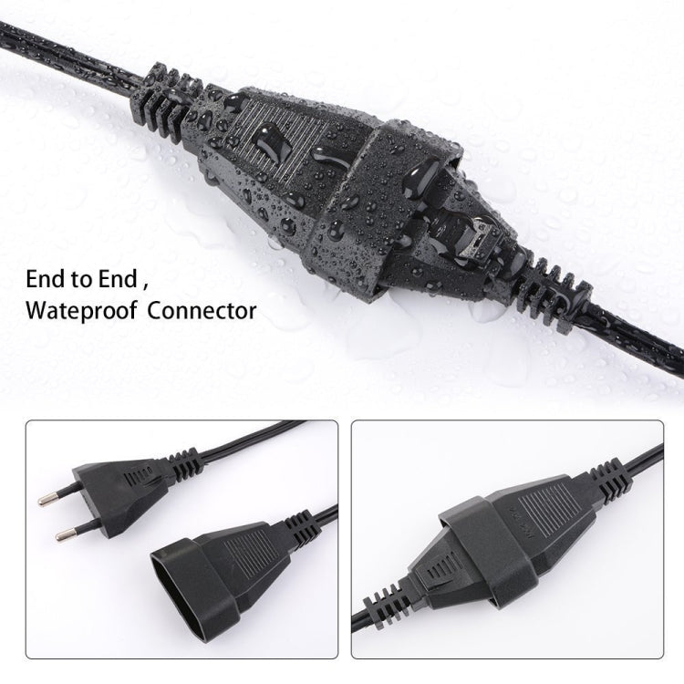 G40-EU-25 G40 7.6m 175W E12 IP44 wasserdicht Retro Filament Glühbirnen Lichterkette, 25 Glühbirnen LED dekorative Lampe für Garten, Bau, Bar, Party, Hochzeit, AC 220V, EU-Stecker (Warmweiß)