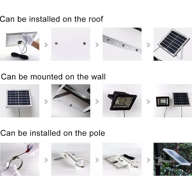10W 100 LEDs IP67 Wasserdicht Solar Power Flutlicht mit Fernbedienung