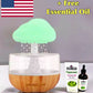 Frendorf | 2-in-1 Schreibtischlicht Luftbefeuchter mit Regenwolken Aromatherapie ätherisches Öl Diffusor & Regenwolken Nachtlicht Pilzlampe