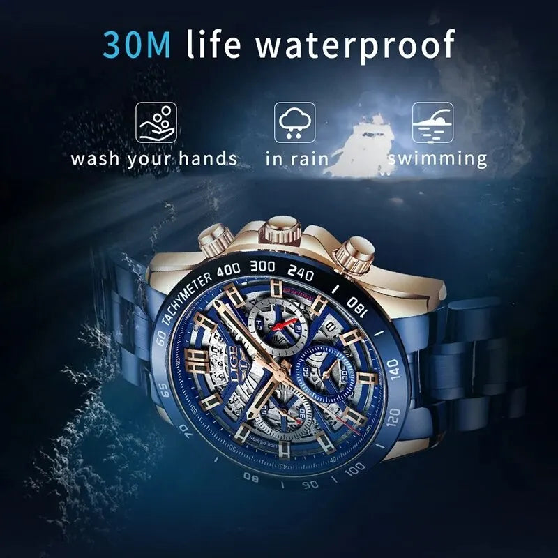 Frendorf | Luxor | Herrenarmbanduhr | Wasserdicht | Stilvolles Design