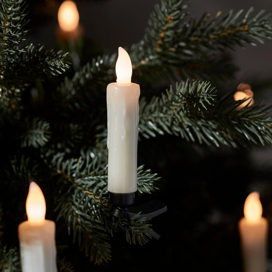 20er LED kabellose Weihnachtsbaumkerzen