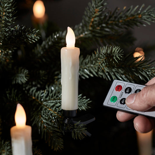 20er LED kabellose Weihnachtsbaumkerzen