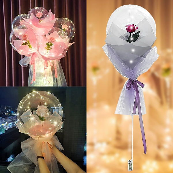 Frendorf | Ballon Led Magique mit Ewiger Rose