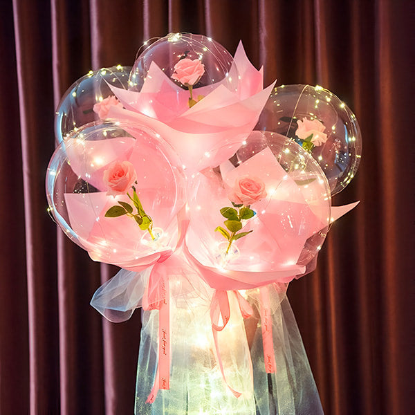 Frendorf | Ballon Led Magique mit Ewiger Rose