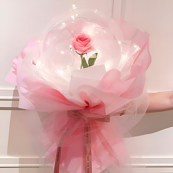 Frendorf | Ballon Led Magique mit Ewiger Rose