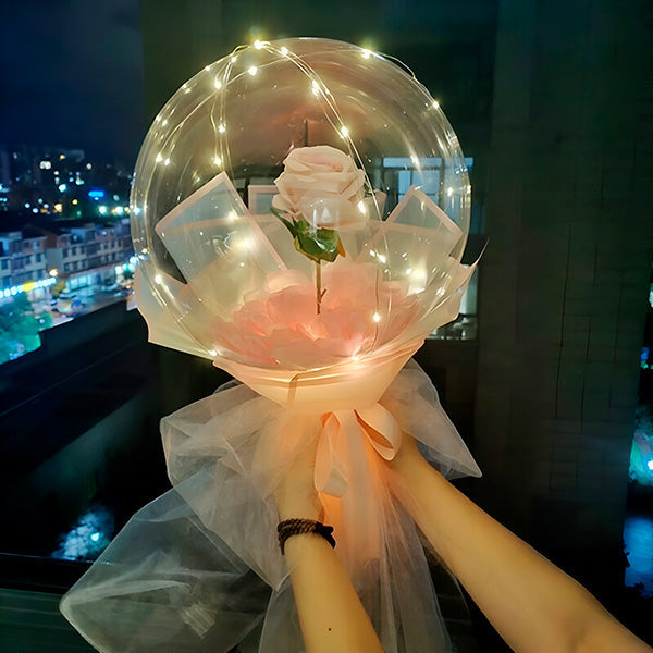 Frendorf | Ballon Led Magique mit Ewiger Rose