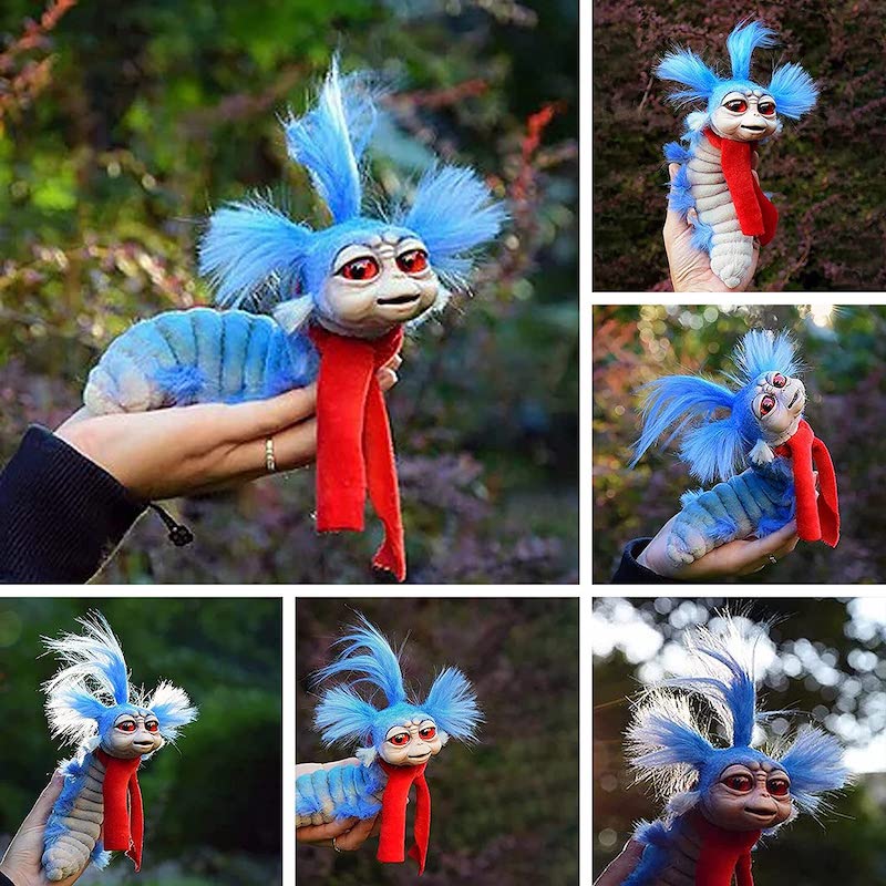 Frendorf | PlushMaze Kreatives Plüschspielzeug | Lustiger Wurm | Große Mund Monster | Niedliches Geschenk | Wohnkultur